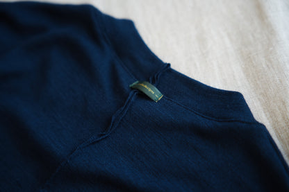 SUPER 100'S WOOL リブトップス/SUPER 100'S WOOL Rib Top/Navy
