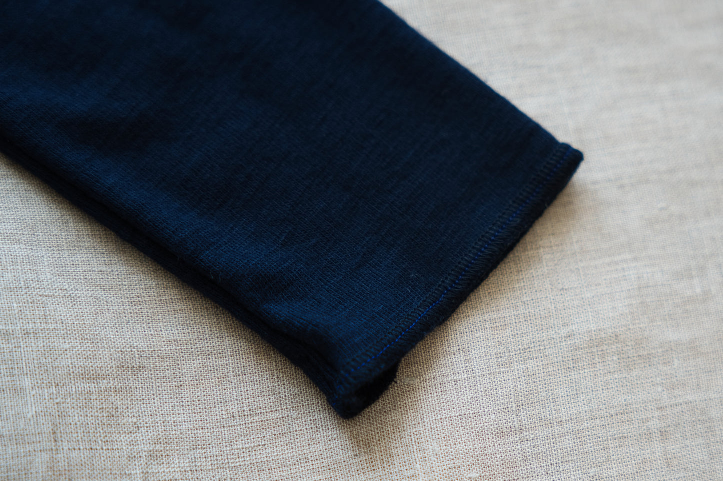 SUPER 100'S WOOL リブタートル/SUPER 100'S WOOL Rib Turtle/Navy