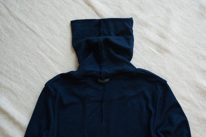 SUPER 100'S WOOL リブタートル/SUPER 100'S WOOL Rib Turtle/Navy