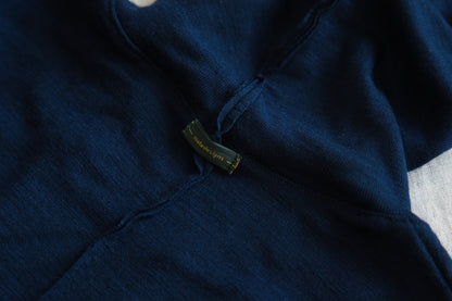 SUPER 100'S WOOL リブタートル/SUPER 100'S WOOL Rib Turtle/Navy