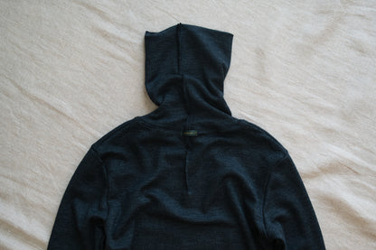 SUPER 100'S WOOL リブタートル/SUPER 100'S WOOL Rib Turtle/Charcoal