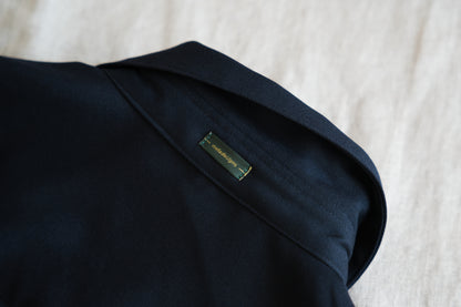 Non-mulesing RICH WOOL Shirts/Night Navy