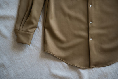 Non-mulesing RICH WOOL Shirts/Beige