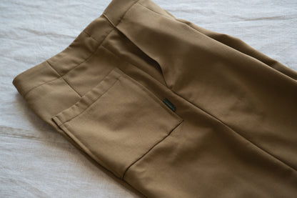 Non-mulesing RICH WOOL Wide-Pants/Beige