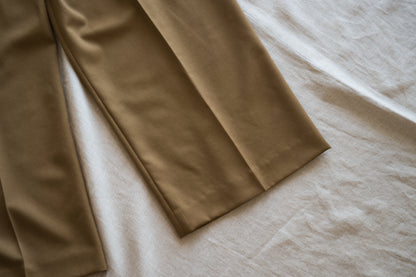 Non-mulesing RICH WOOL Wide-Pants/Beige