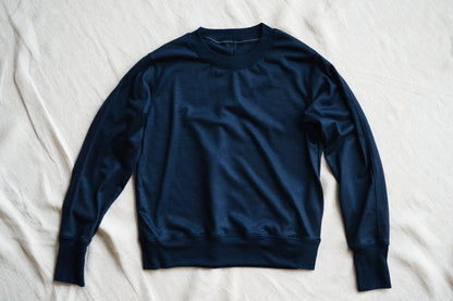 スーペリアウールクルーネック/Superior Wool Crew-Neck/Midnight Navy