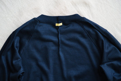 スーペリアウールクルーネック/Superior Wool Crew-Neck/Midnight Navy