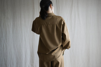 Non-mulesing RICH WOOL Shirts/Beige