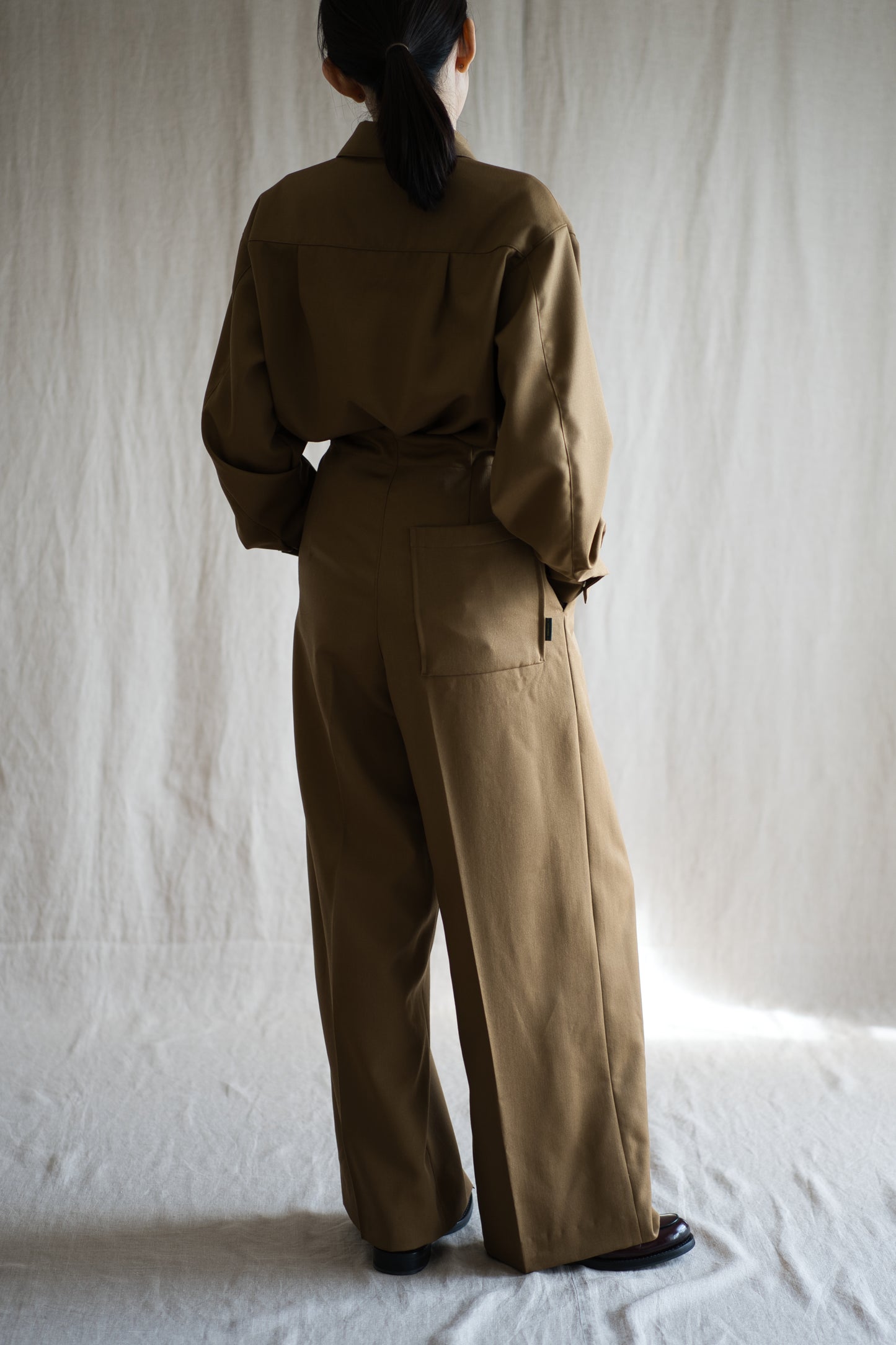 Non-mulesing RICH WOOL Shirts/Beige