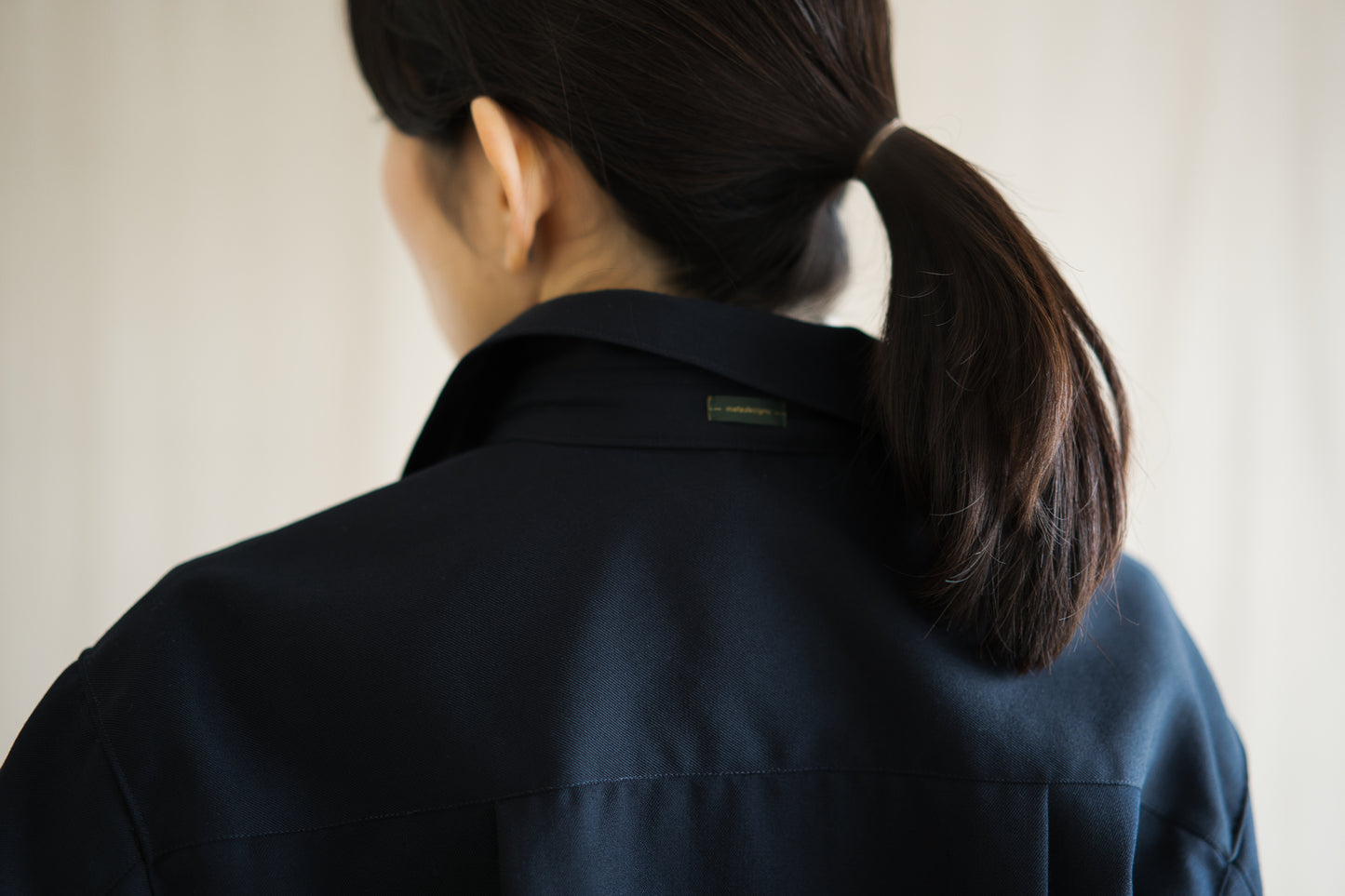 Non-mulesing RICH WOOL Shirts/Night Navy