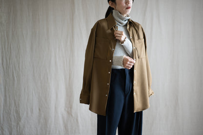 Non-mulesing RICH WOOL Shirts/Beige