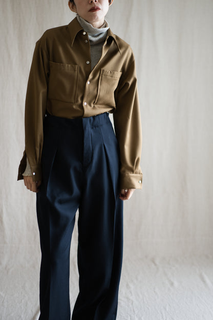 Non-mulesing RICH WOOL Shirts/Beige