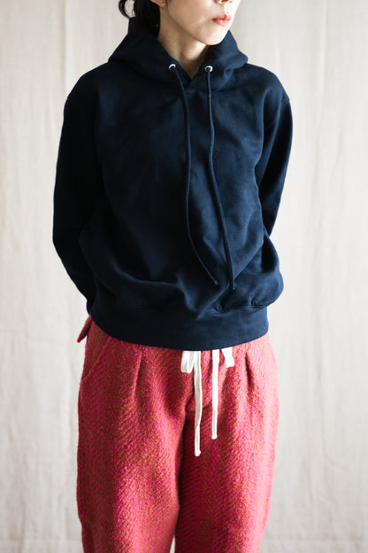 シルキーコットンフーディ/Silky Cotton Hoodie/Nighttime Navy