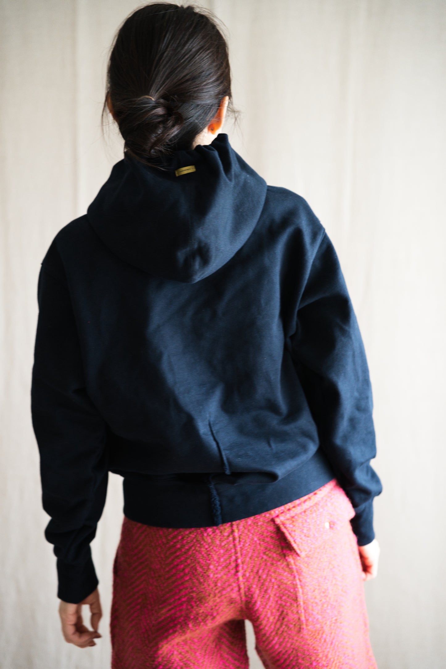 シルキーコットンフーディ/Silky Cotton Hoodie/Nighttime Navy