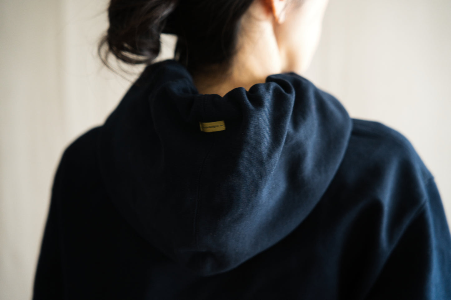 シルキーコットンフーディ/Silky Cotton Hoodie/Nighttime Navy