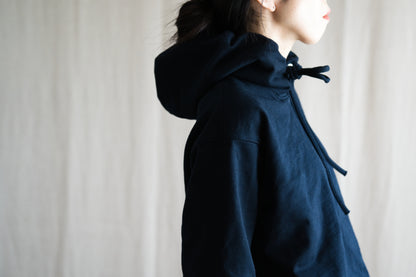 シルキーコットンフーディ/Silky Cotton Hoodie/Nighttime Navy
