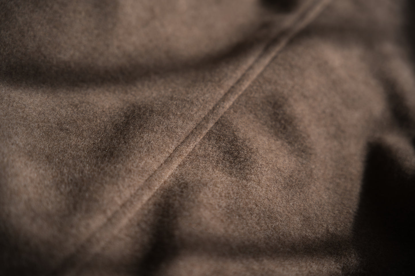 Moss Wool Chester Coat/Mottled Beige