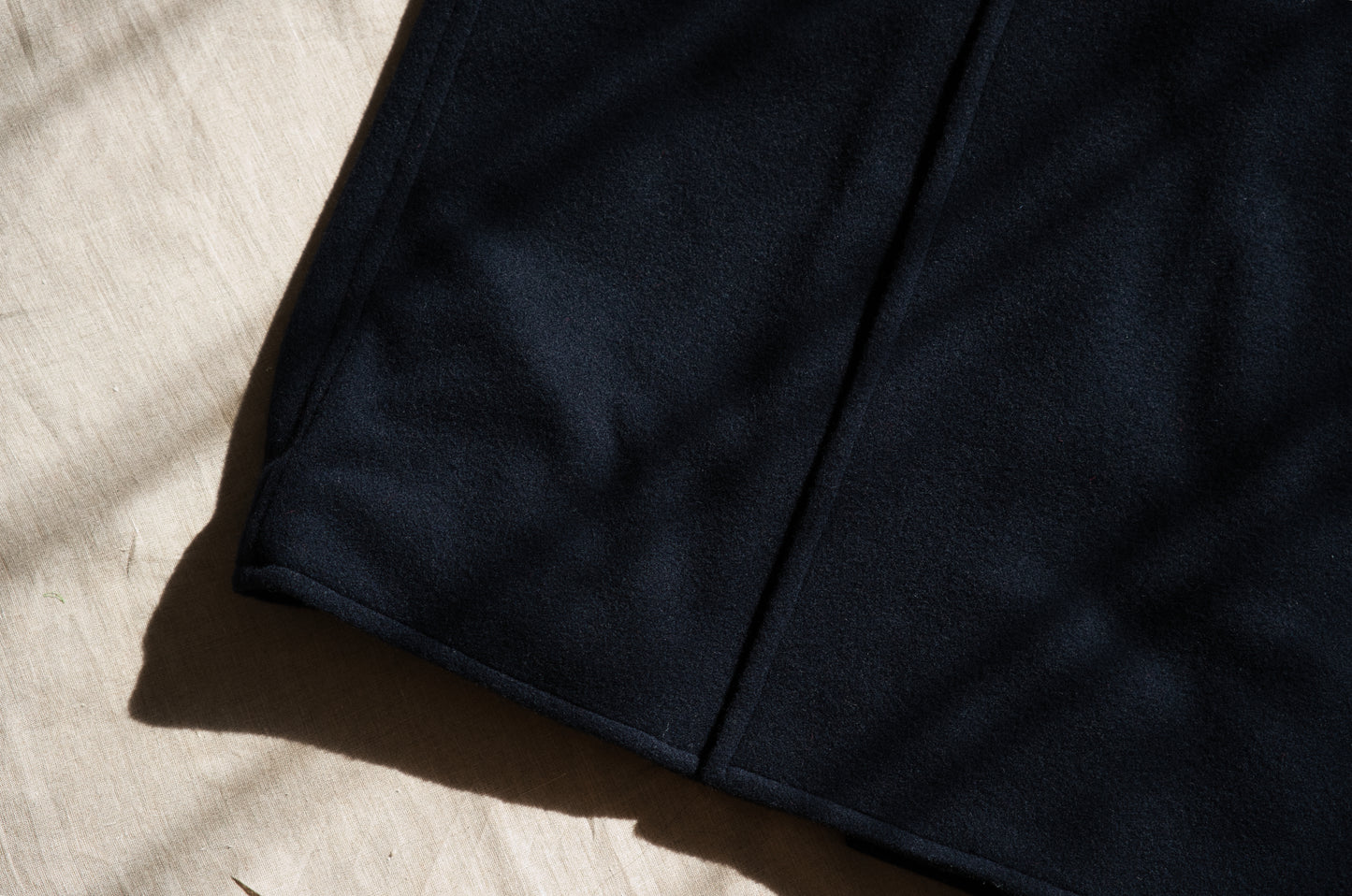 Moss Wool Chester Coat/Navy