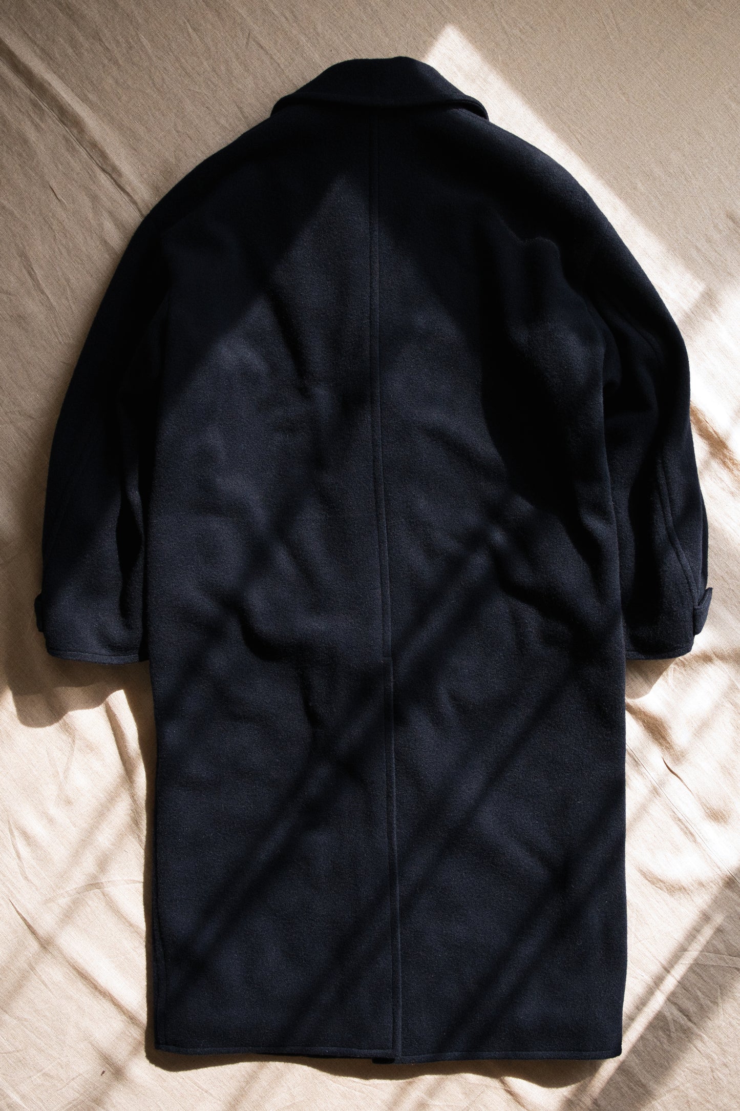 Moss Wool Chester Coat/Navy