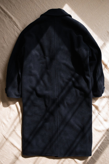Moss Wool Chester Coat/Navy