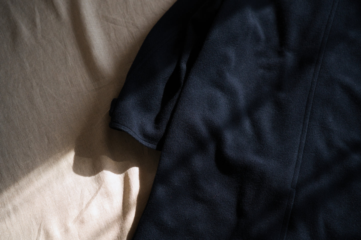Moss Wool Chester Coat/Navy
