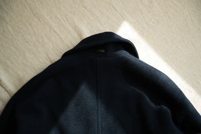 Moss Wool Chester Coat/Navy
