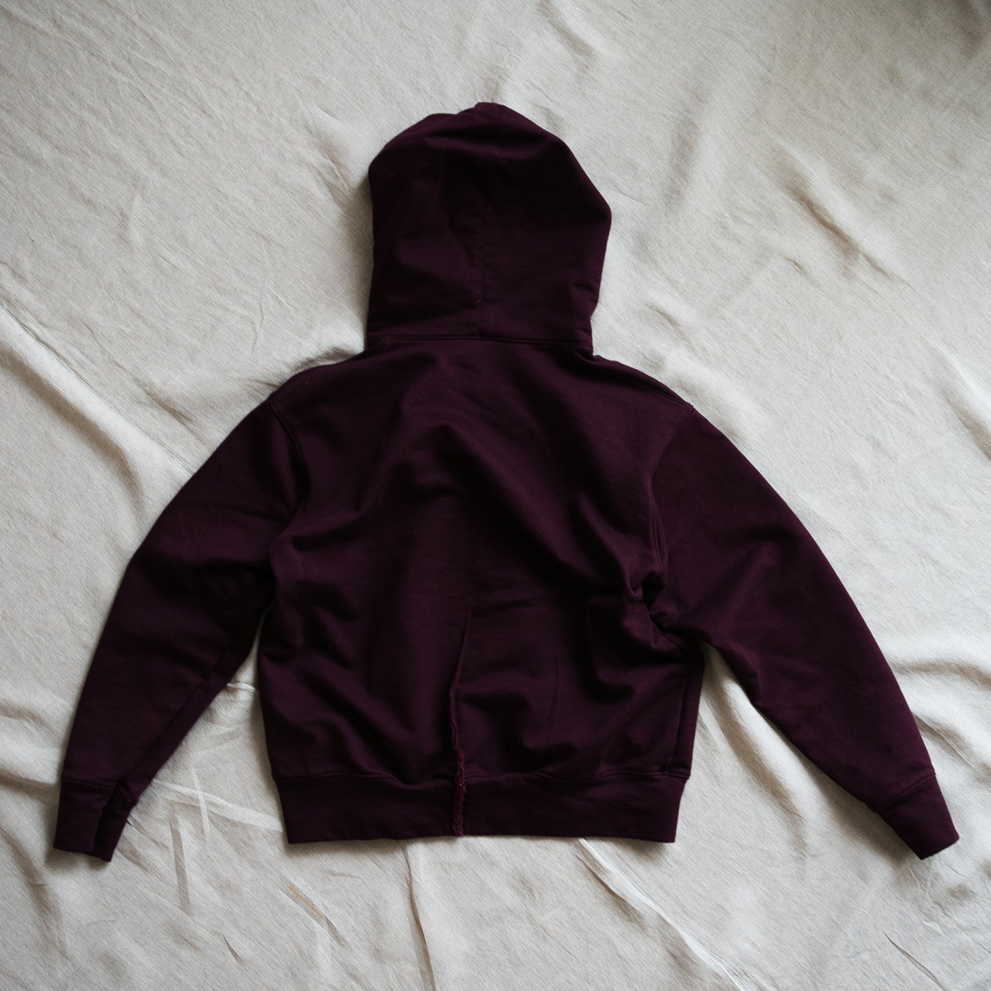 シルキーコットンフーディ/Silky Cotton Hoodie/Burgundy