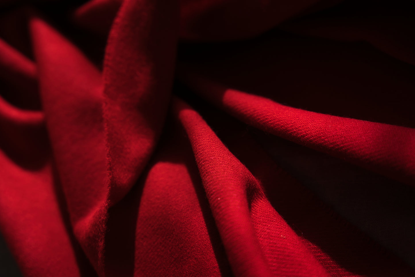 Wool Alpaca Stole/Fresh Red