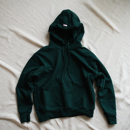 シルキーコットンフーディ/Silky Cotton Hoodie/Moss Green