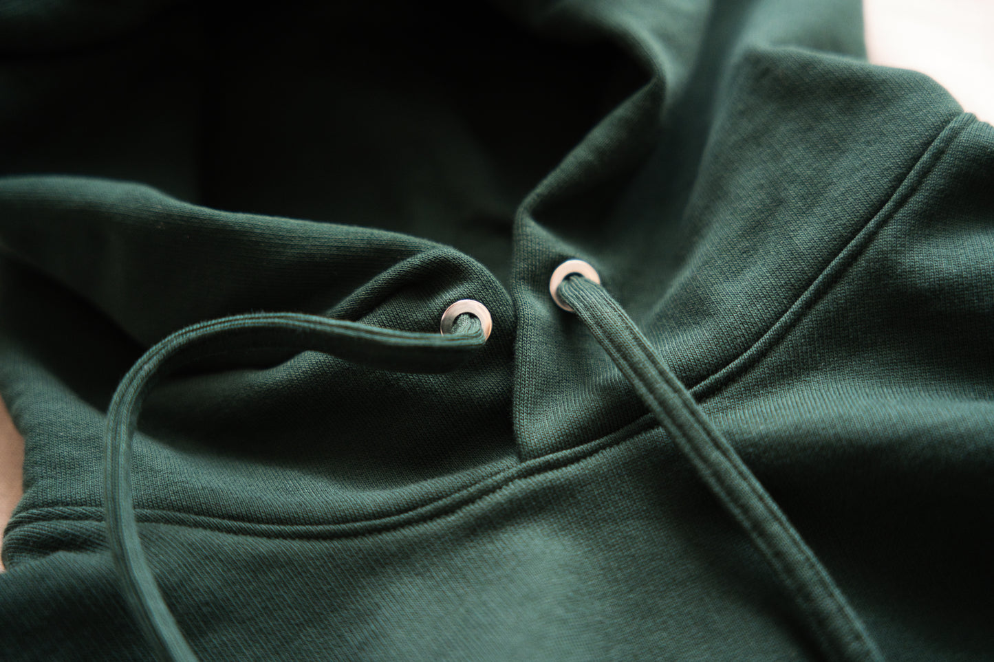 シルキーコットンフーディ/Silky Cotton Hoodie/Moss Green