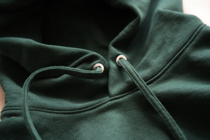 シルキーコットンフーディ/Silky Cotton Hoodie/Moss Green