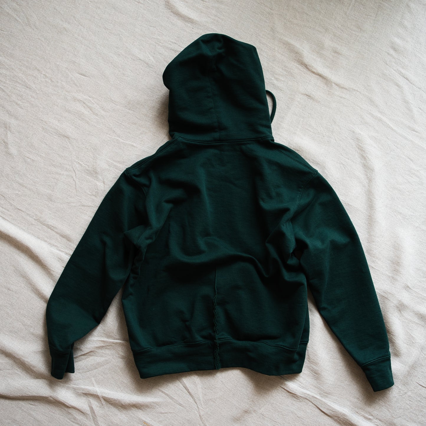 シルキーコットンフーディ/Silky Cotton Hoodie/Moss Green