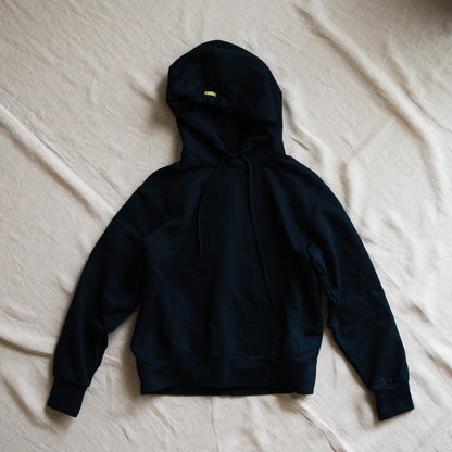 シルキーコットンフーディ/Silky Cotton Hoodie/Nighttime Navy