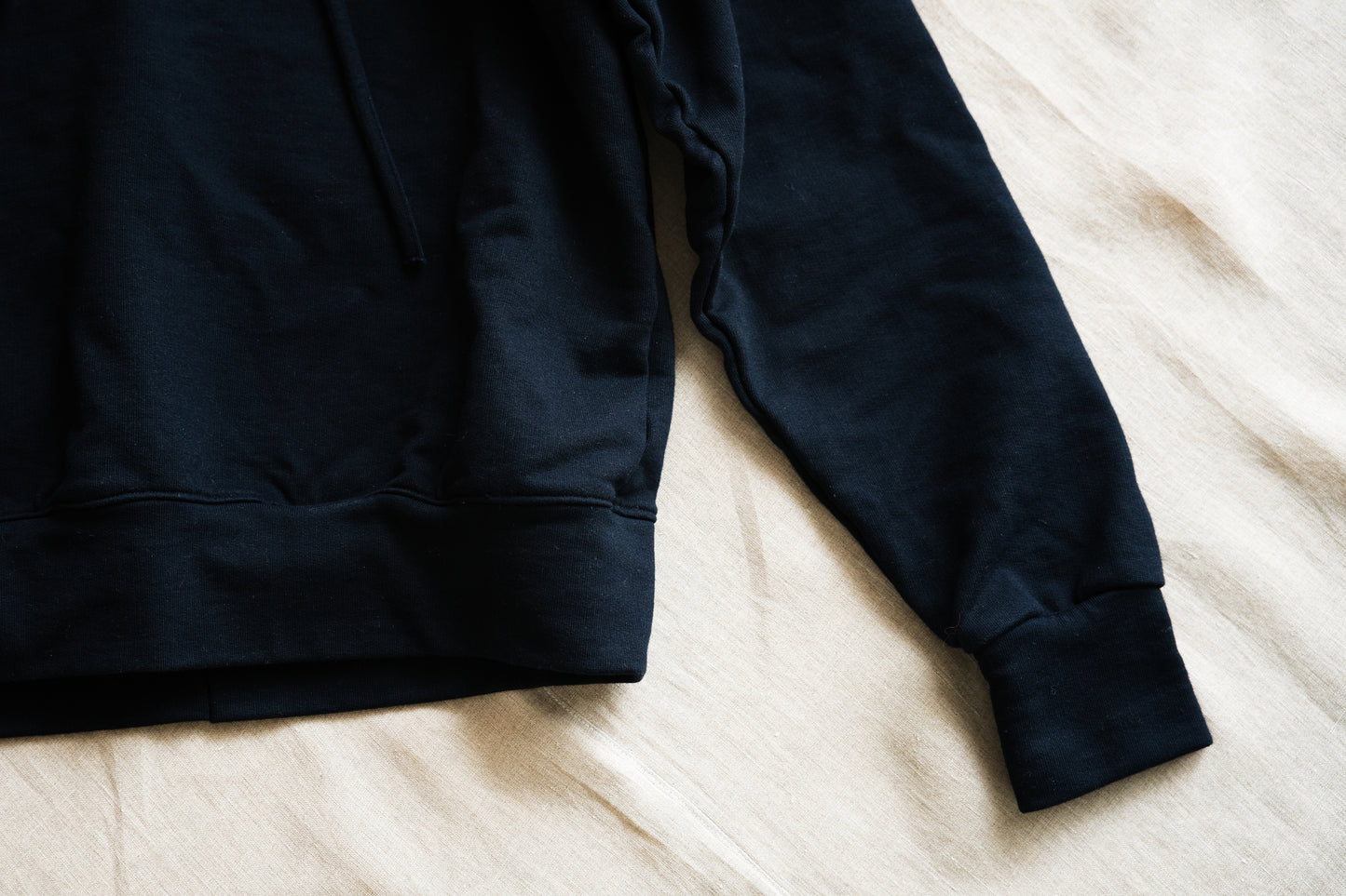 シルキーコットンフーディ/Silky Cotton Hoodie/Nighttime Navy