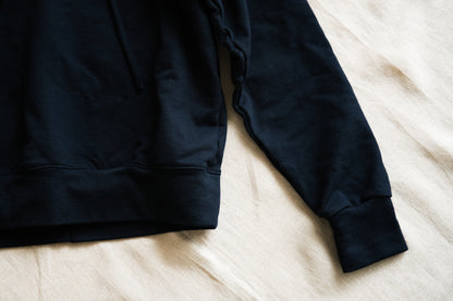 シルキーコットンフーディ/Silky Cotton Hoodie/Nighttime Navy