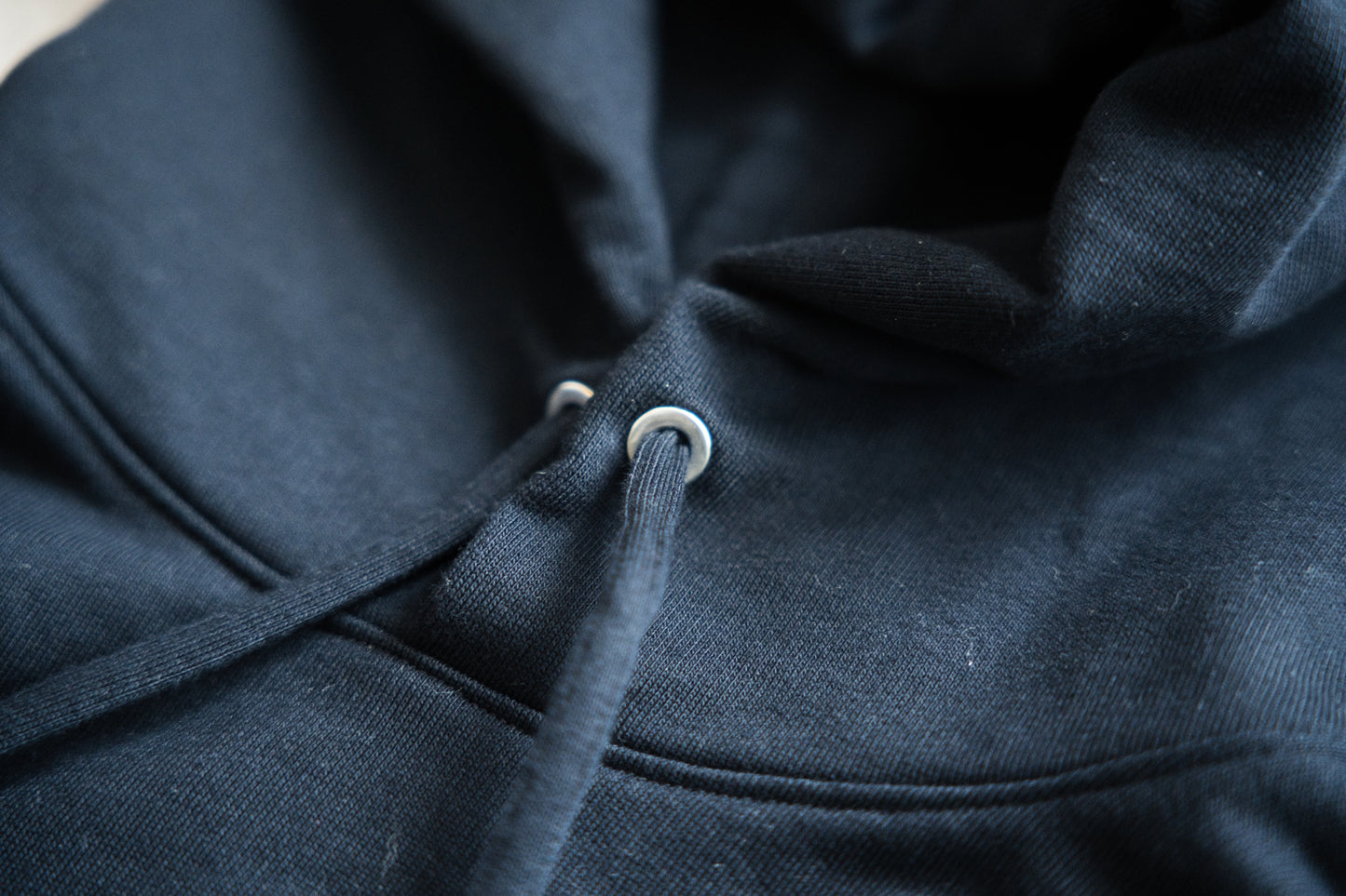 シルキーコットンフーディ/Silky Cotton Hoodie/Nighttime Navy