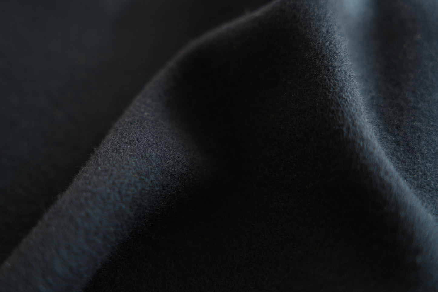 Moss Wool Stole/Navy