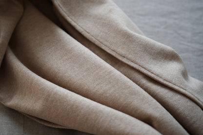 縮絨ウールストール/Milled Wool muffler/Heather Beige