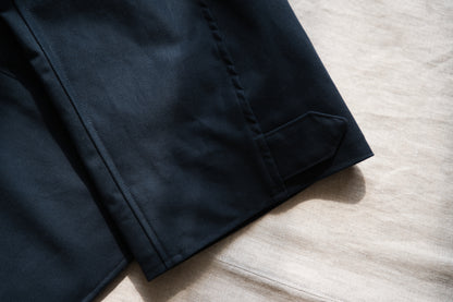 Cotton Twill Trucker Jacket/Navy