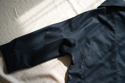 Cotton Twill Trucker Jacket/Navy