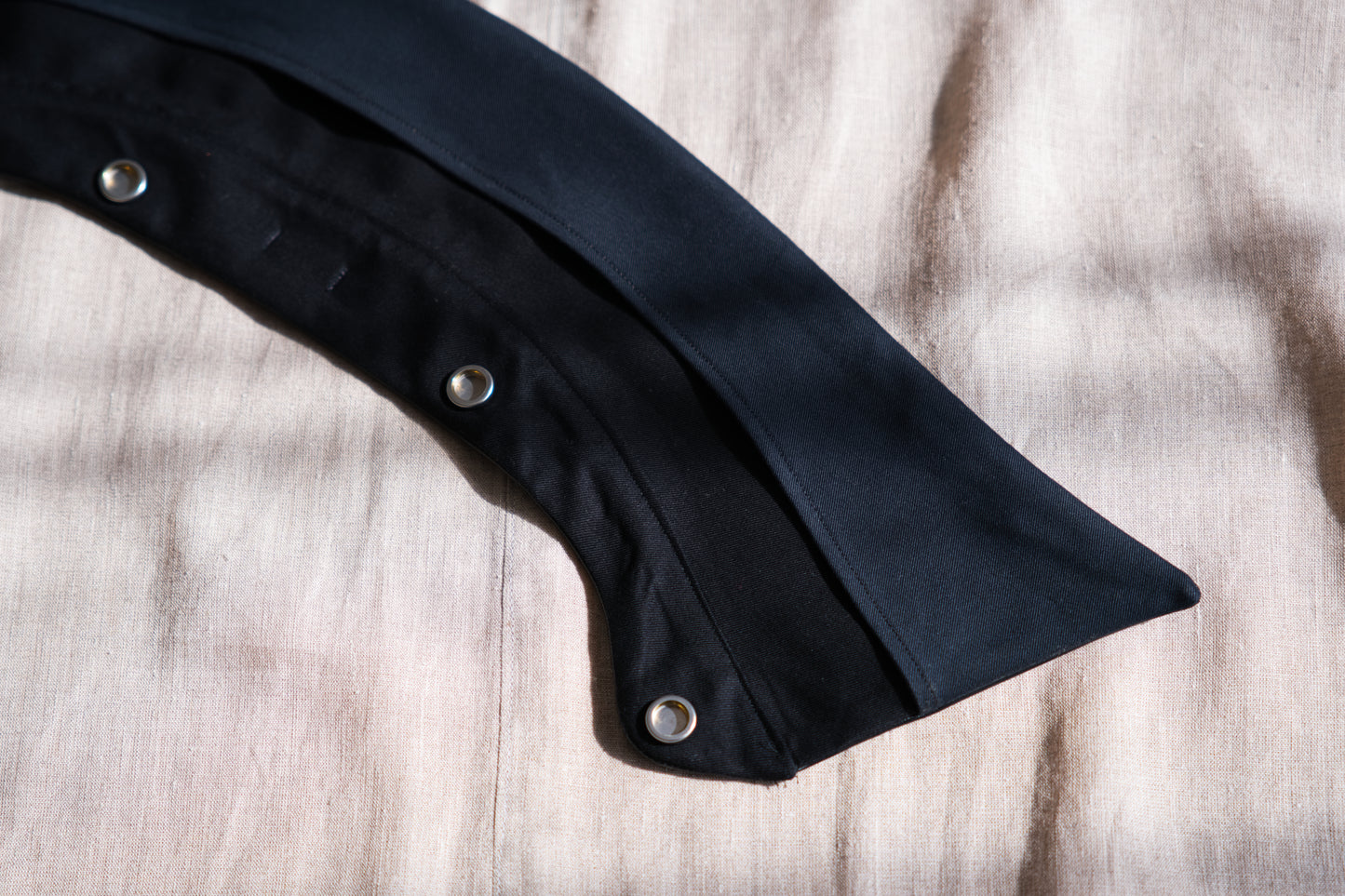 Cotton Twill Trucker Jacket/Navy