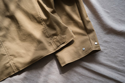Cotton Twill Trucker Jacket/Beige