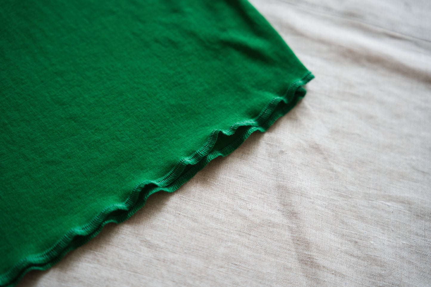 Sheer Rib Tank Top/Turf Green