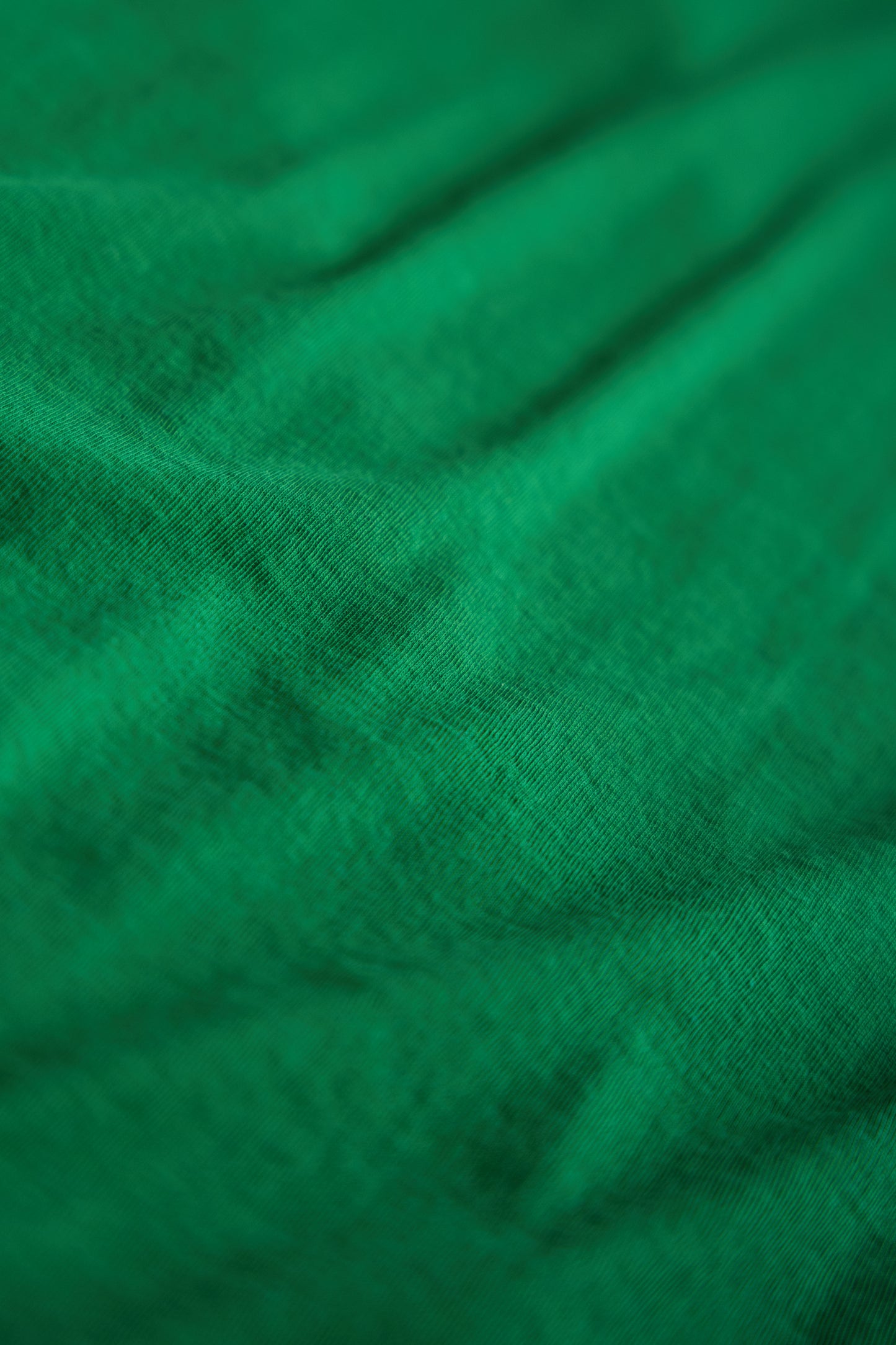 Sheer Rib Crew neck Long-Sleeved T/Turf Green