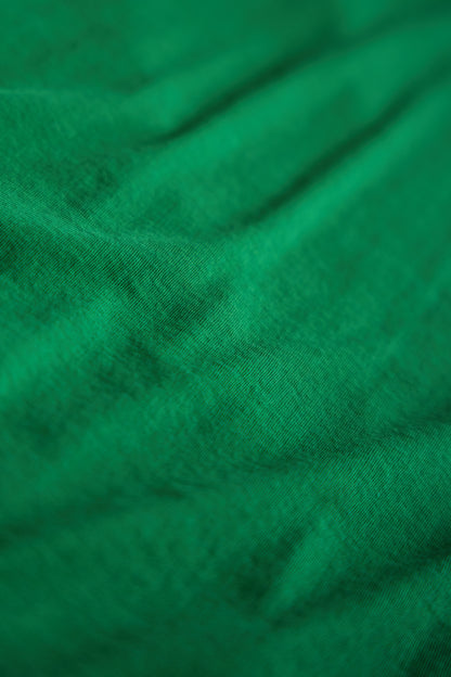 Sheer Rib Crew neck Long-Sleeved T/Turf Green
