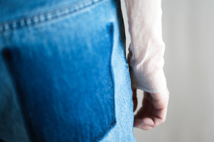 Sheer Rib Crew neck Long-Sleeved T/Pale Pink