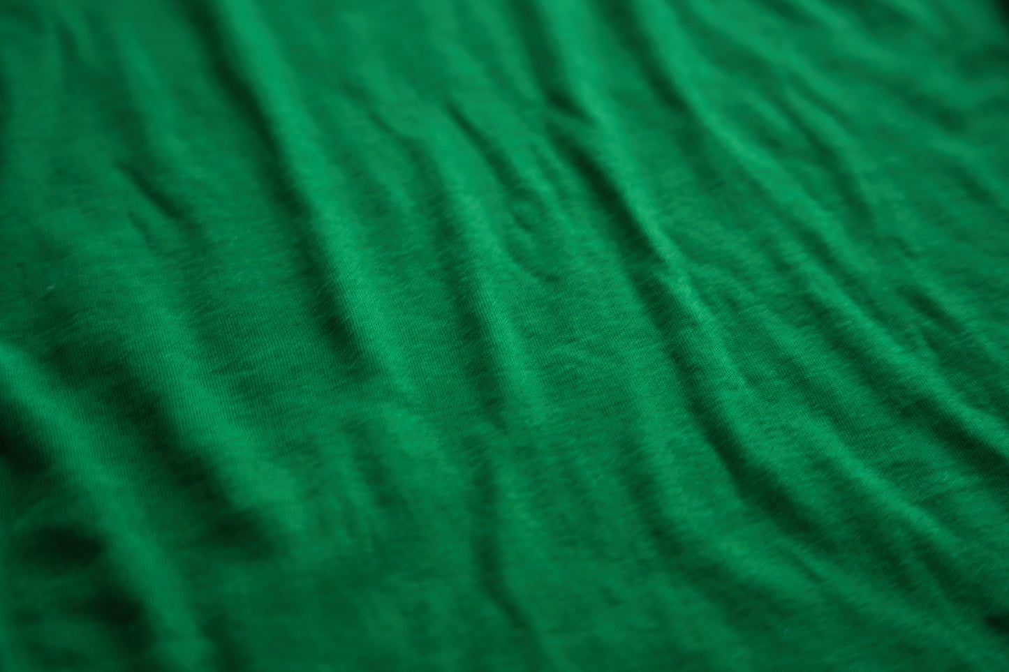 Sheer Rib Crew neck Half-Sleeved T/Turf Green