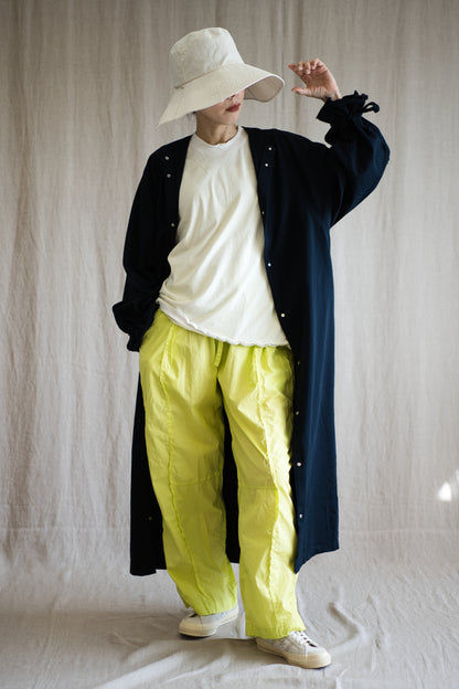 ギャザースリーブドレスコート/Gathered Sleeve Dress Coat/Midnight Navy