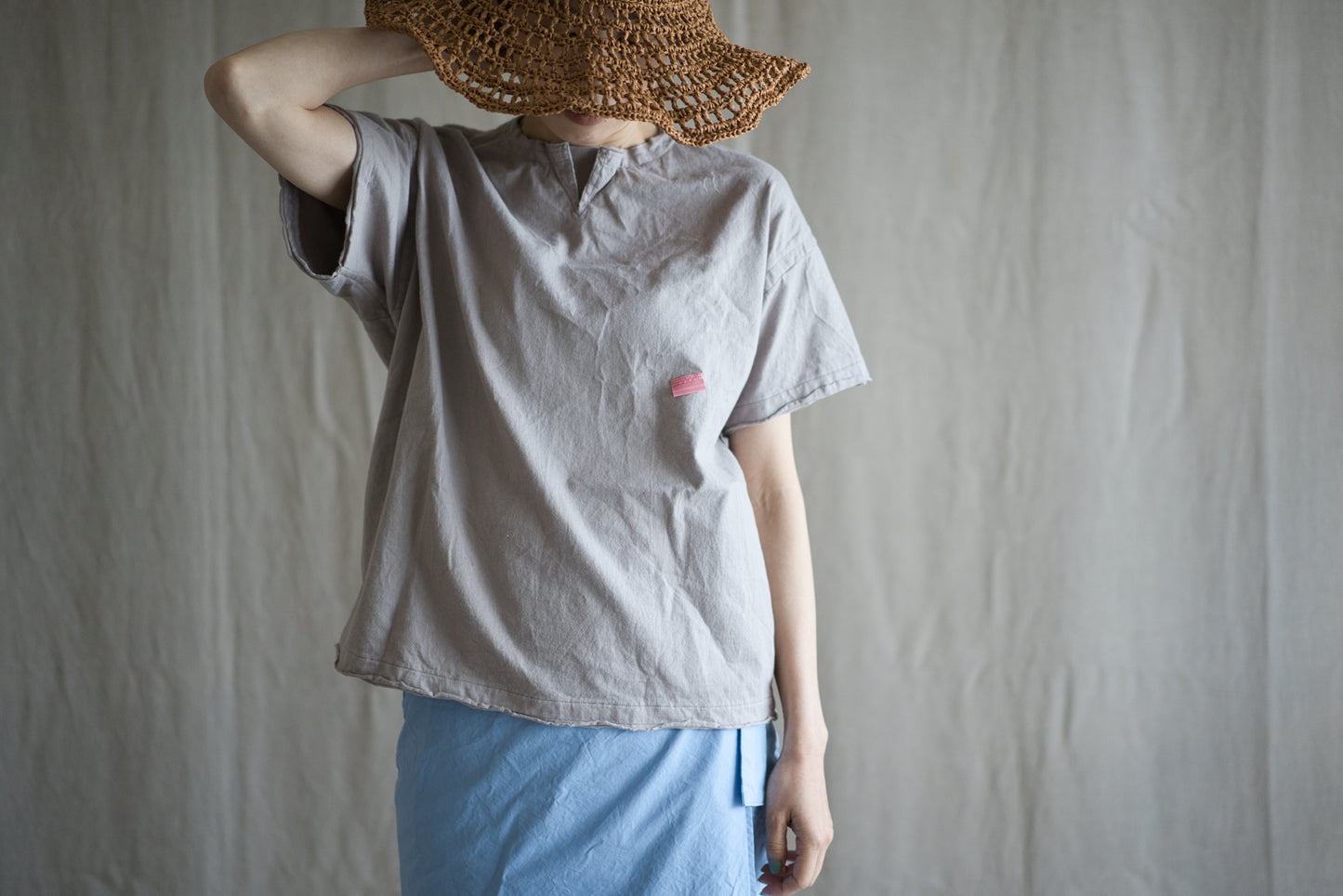 ヴィンテージカットソー/Vintage cut and sewn/Sand gray