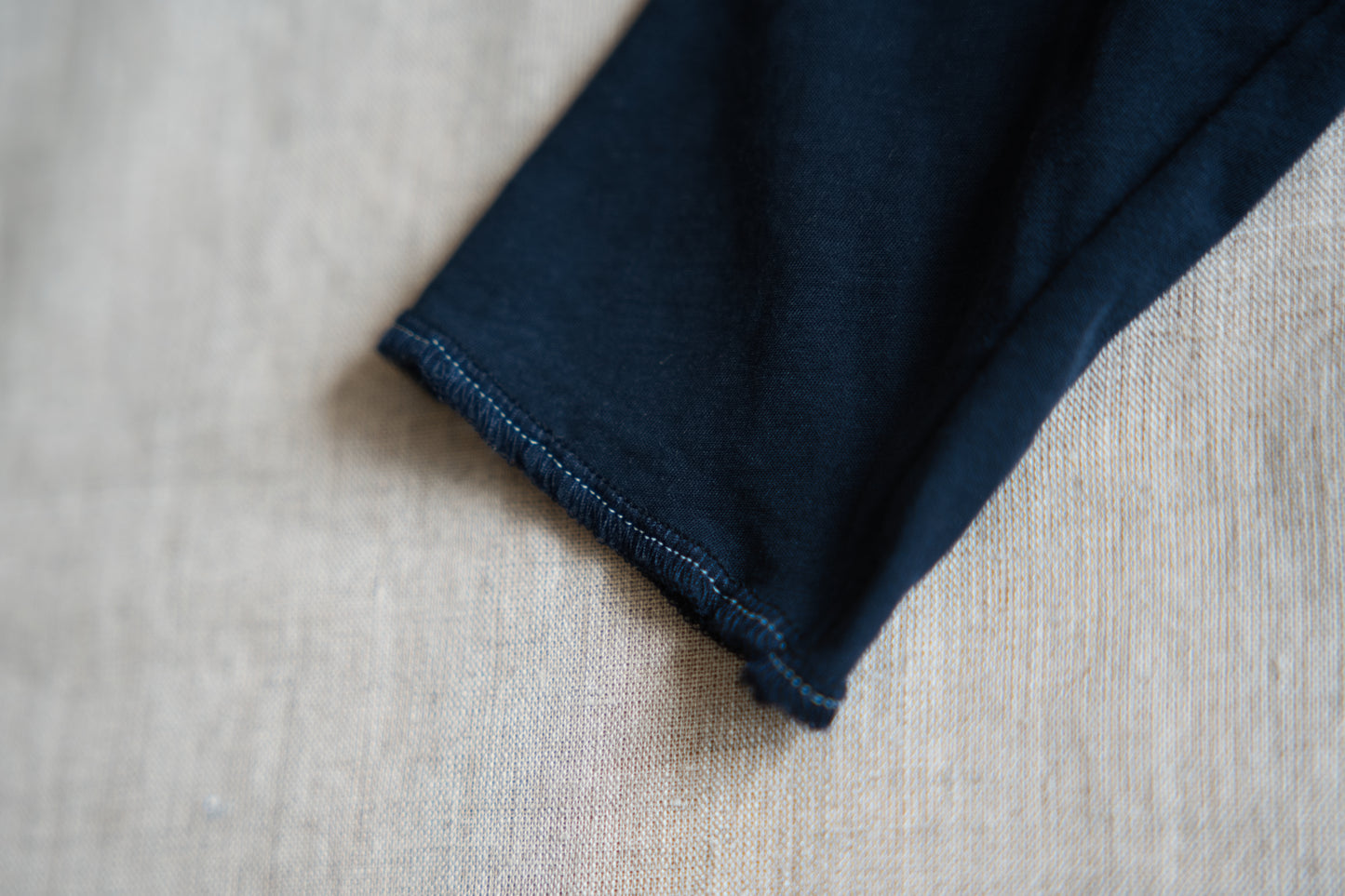 Premium Cotton Crew neck Long-Sleeved T/Navy